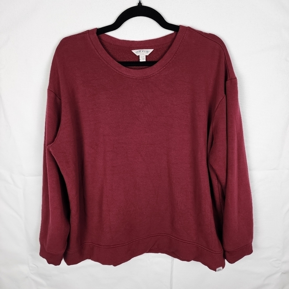 Orvis Women's Super Soft‎ Crew Neck Sweatshirt Size Extra Large
